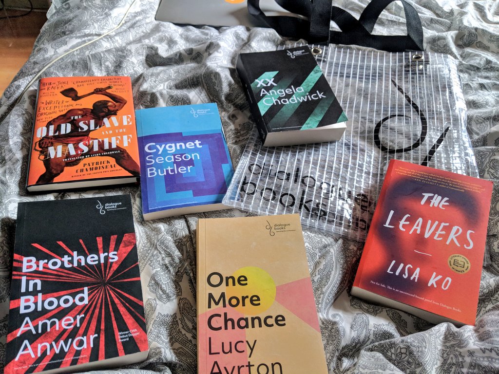 ImiMorgan's tweet photo. Shoutout to @dialoguebooks who managed to time this epic delivery of books and divine tote bag with my birthday π. I'm telling you this tote alone is #sparkingtheconversation
πππ
What book should I read first?! https://t.co/hQBMC5yjfG