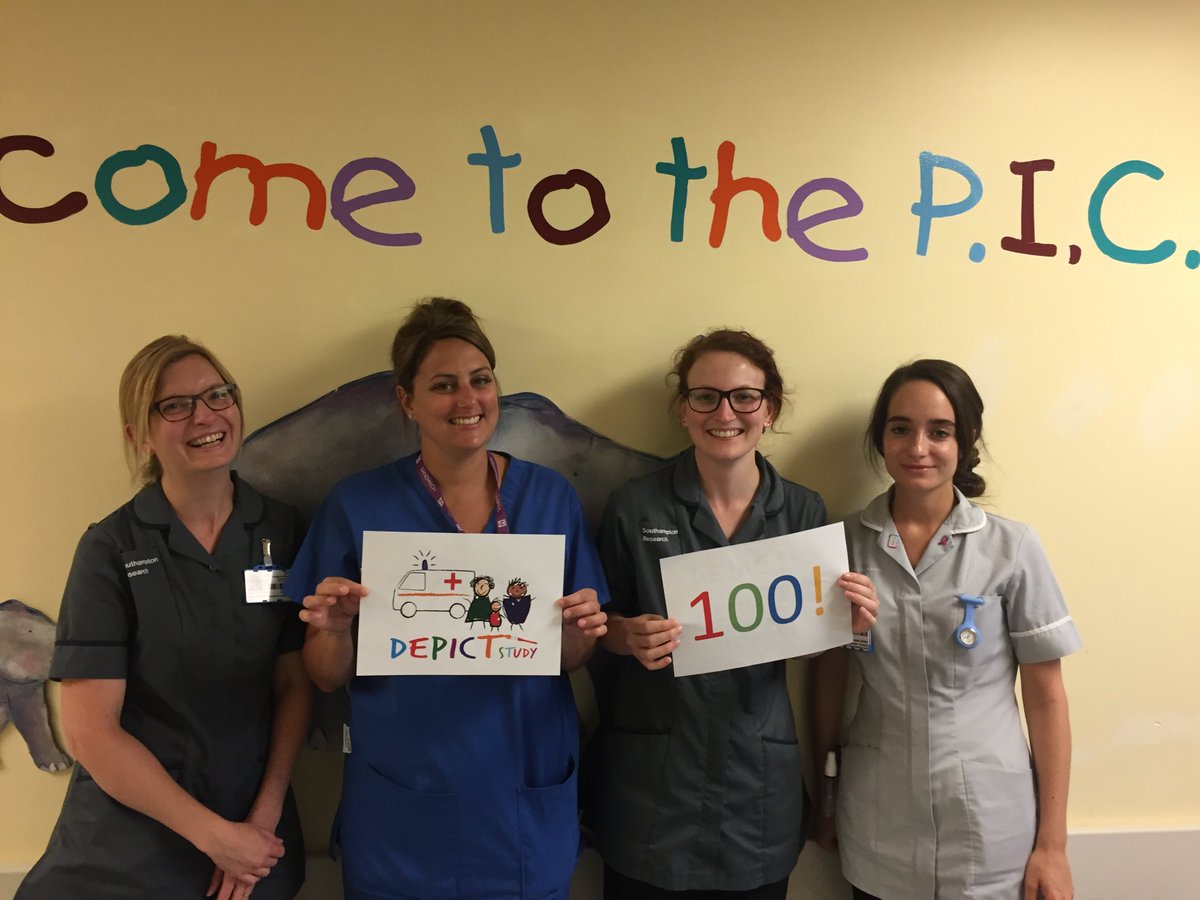 DEPICT_Study (@depict_study) on Twitter photo Another 100 milestone! Well done, and thank you, to the DEPICT Southampton PICU team including @cMel61598482 @NicholaEthering2 <a href="/FOPICU/">Friends of PICU</a> @Sotonchildhosp for your help in encouraging families to share their experiences via the DEPICT Study #100DEPICT_families Another 100 milestone! Well done, and thank you, to the DEPICT Southampton PICU team including @cMel61598482 @NicholaEthering2 <a href="/FOPICU/">Friends of PICU</a> @Sotonchildhosp for your help in encouraging families to share their experiences via the DEPICT Study #100DEPICT_families