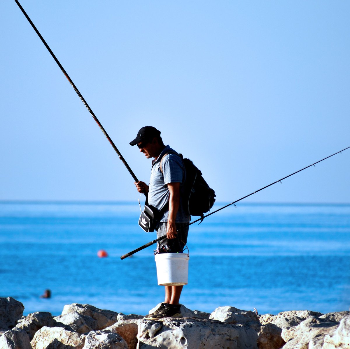 Fisherman 🎣🐟

Fisherman try to find a good spot in Larnacas port. 

#fisherman #fish #fishing #Fisher #fishermans #fishermanslife #cyprus #photooftheday #fishermanboat #fishinglife #fishingday #fishingtrip #fishingdaily #fishingaddict #fishingboat #islandlove #islanders