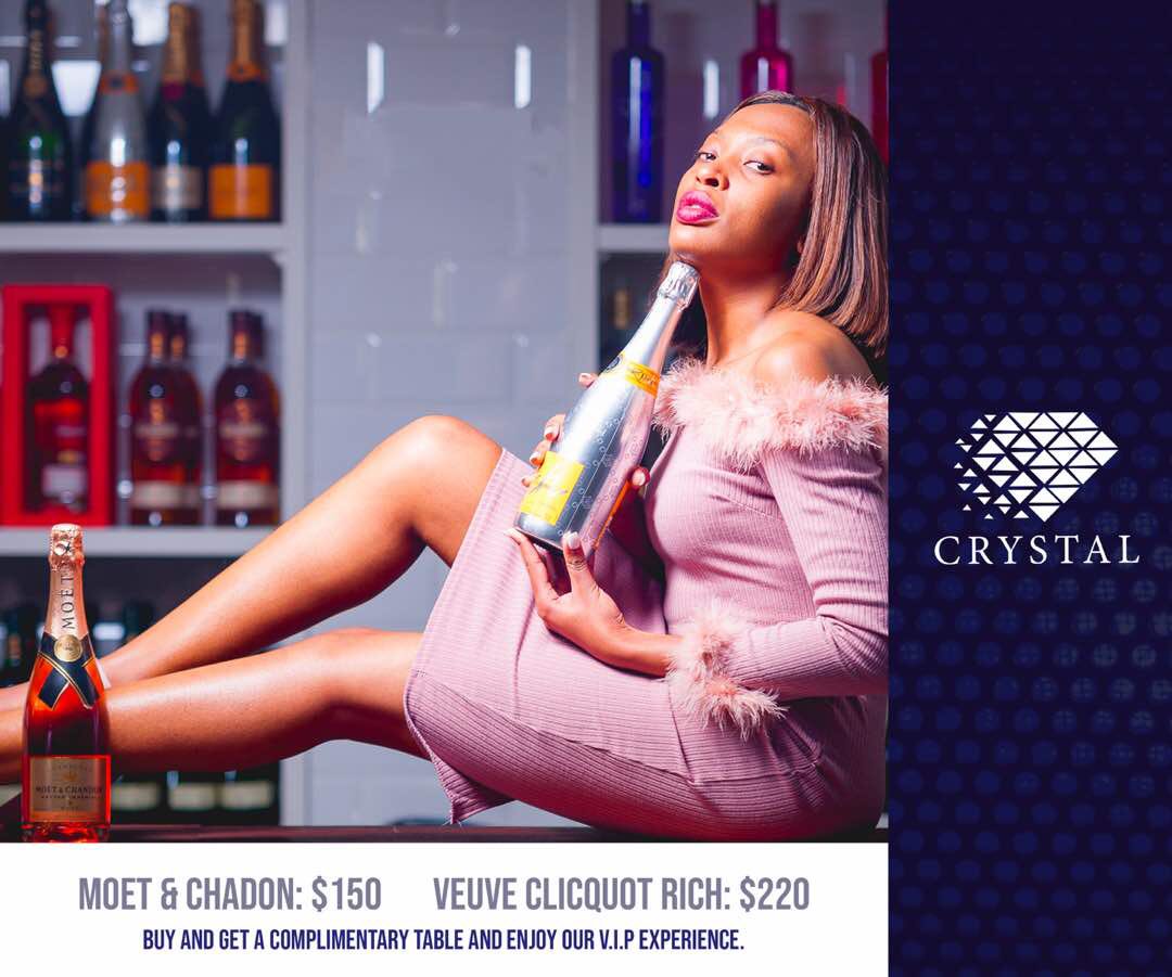 Live it up in an exclusive manner💫...
Let the alcohol you drink speak for you 👸🤴🏽

Leave a little sparkle ✨✨

<a href="/crystal_byo/">Crystal</a> <a href="/TheHypeMagazine/">The Hype Magazine™</a>