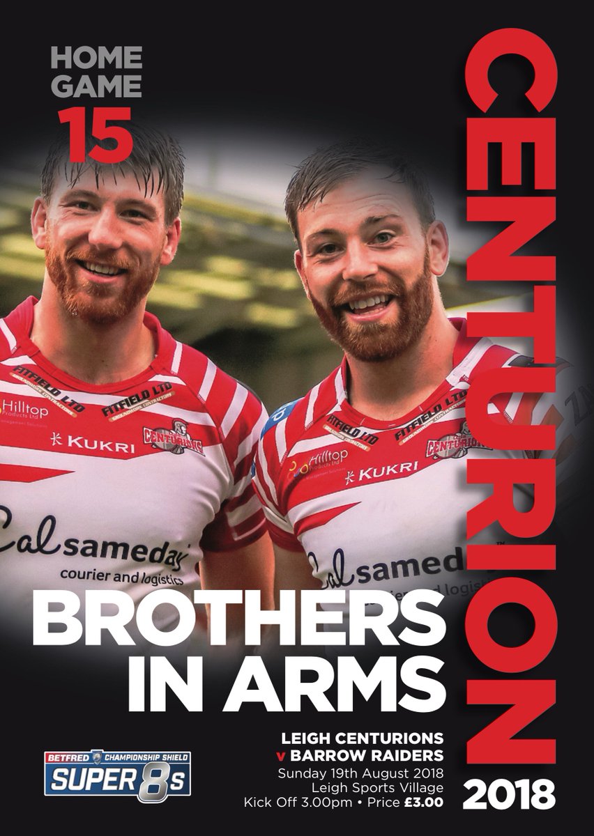 LeighLeopardsRL's tweet image. Sunday’s Matchday Magazine Cover Stars are the Walne Brothers (@1walne and @WalneJ) caught after last weeks stunning victory by @TheOnionBag1. It’s full of all the usual info, stats, views, history and fun and at just £3 it’s a great value rugby league read! Buy early!