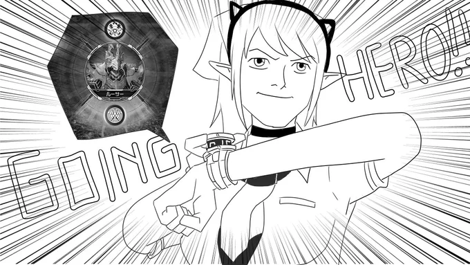 Having Dark Blast feature in PSO2 feels like..
#PSO2 #Ben10 