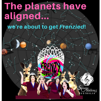Sweet Adelines Australia is proud to welcome the absolutely fabulous Frenzy! A Friday evening together tonight in Fremantle before tomorrow's August A Cappella workshop. Then there's the Frenzy in Fremantle concert tomorrow night. Tickets at the door of the Fremantle Town Hall.