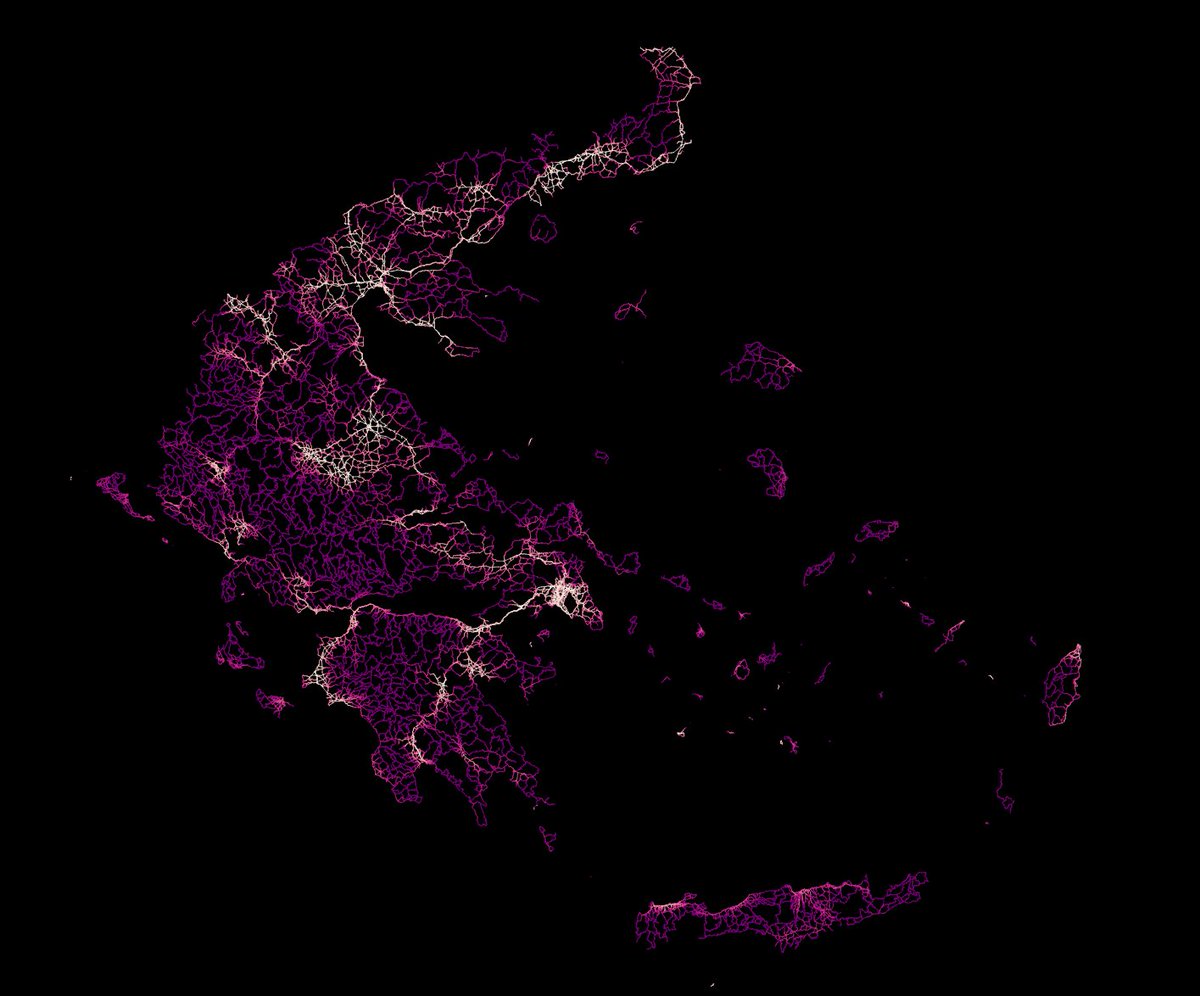 #Greece #UrbanAnalytics the #Beauty of #Space / #SpaceSyntax #UrbanDesign #UrbanComputing / #Join to see and #learn more @bartlettSDAC @BartlettArchUCL @UCL