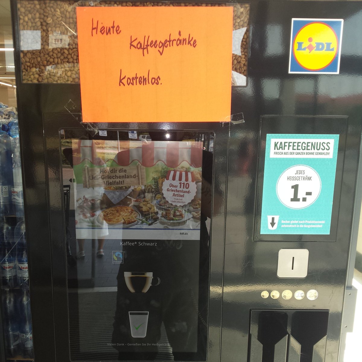 Mexem Heute Hier Im Lidl Kostenlose Kaffee Getranke Riesa