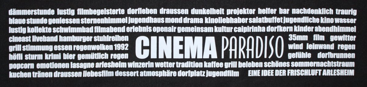 Heute Abend gibt es wieder Kino auf dem Dorfplatz. Wir freuen uns euch zu sehen, wenn es heisst Film ab für: The Shawshank Redemption.