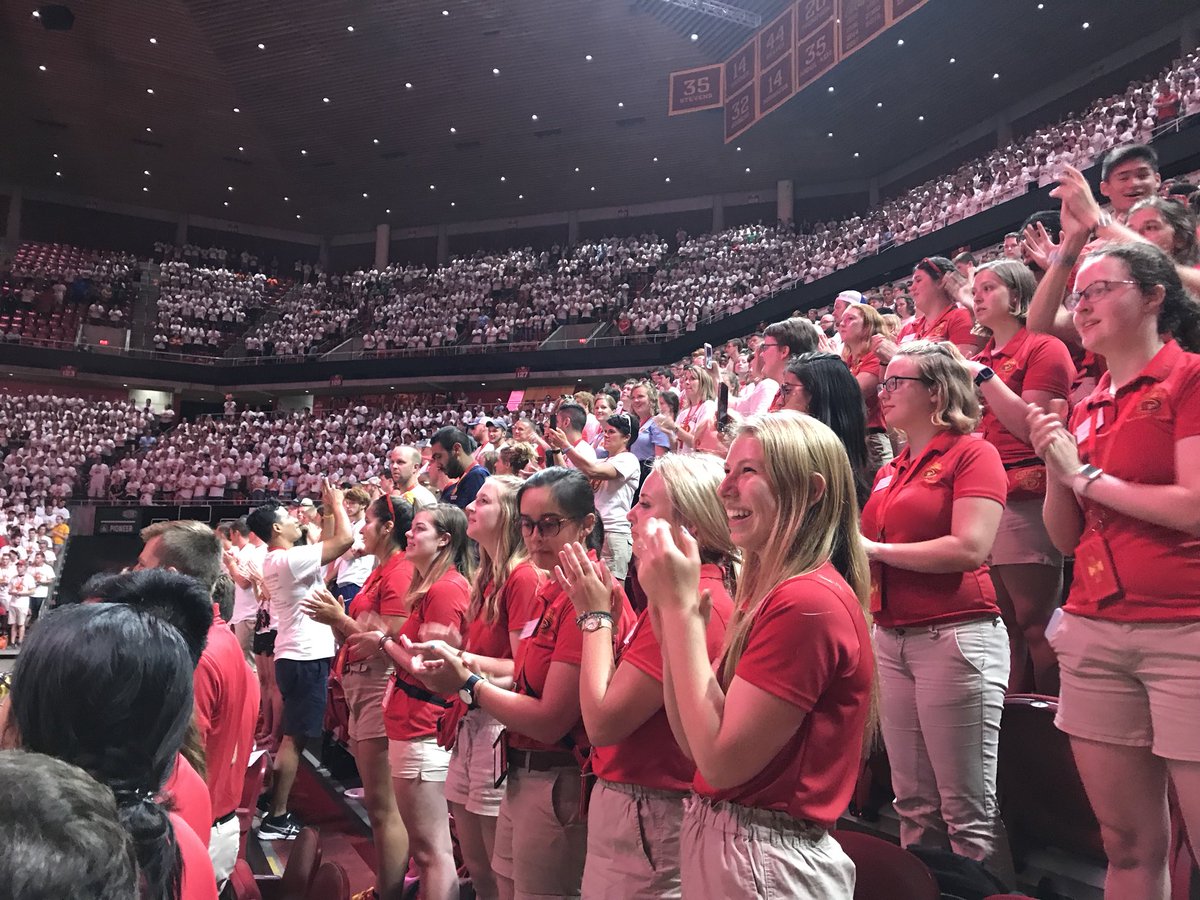 ISUStuGovPres's tweet photo. Had a great time at the Destination Iowa State Kickoff last night! Truly excited for the upcoming year! #GoCyclones https://t.co/0lZp6VKeaz