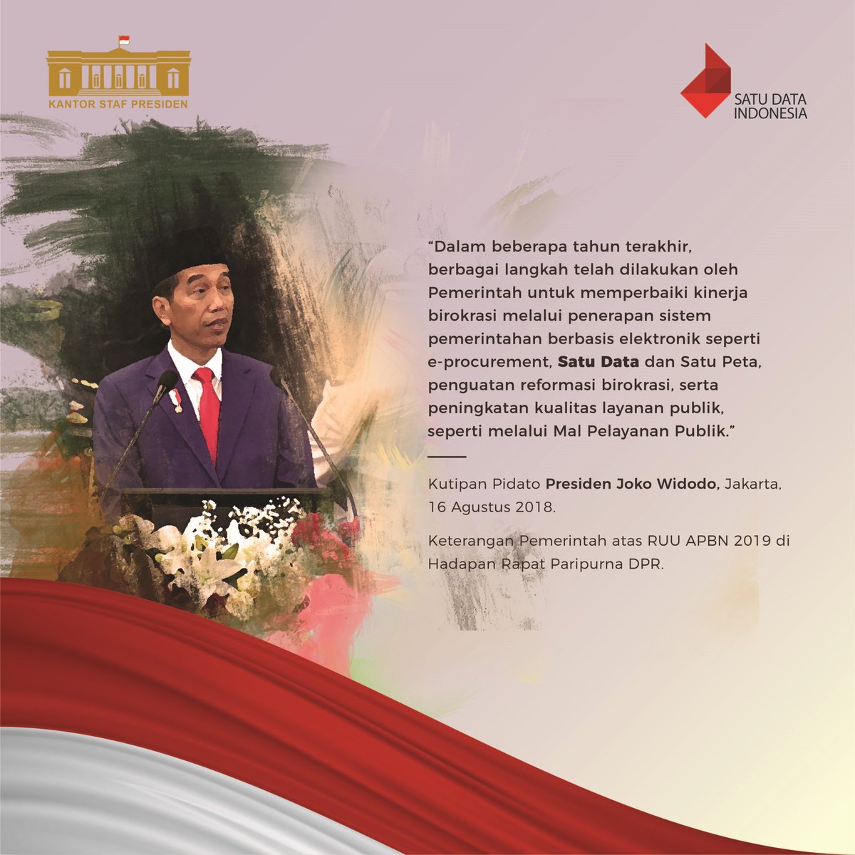 Pidato Presiden Jokowi 17 Agustus 2018 Pigura