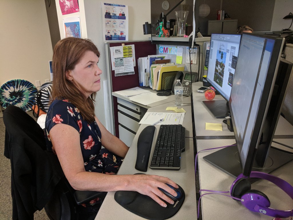 SRQCountyGov's tweet photo. Communicating a client's message through design is fun and challenging, take five with Jackie Routh to learn more! #takefive #communicationsdesign https://t.co/3rXZ6yVwMR