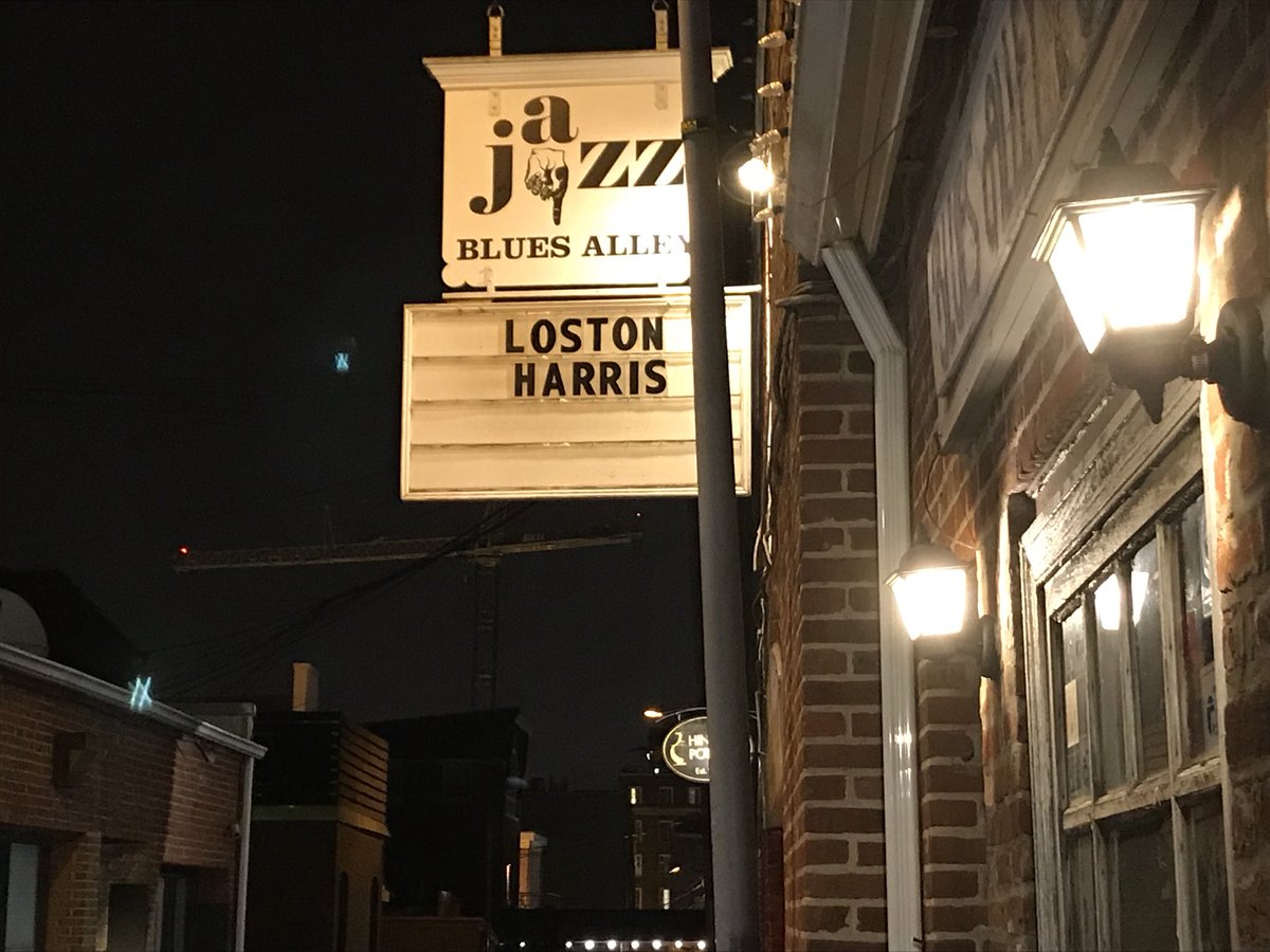 SaltmanKnowles's tweet image. Checked out my Howard classmate Loston Harris at #BluesAlley @alleyman65 last night. #swingingset #HU #youknow #jazz #dcjazz #piano
