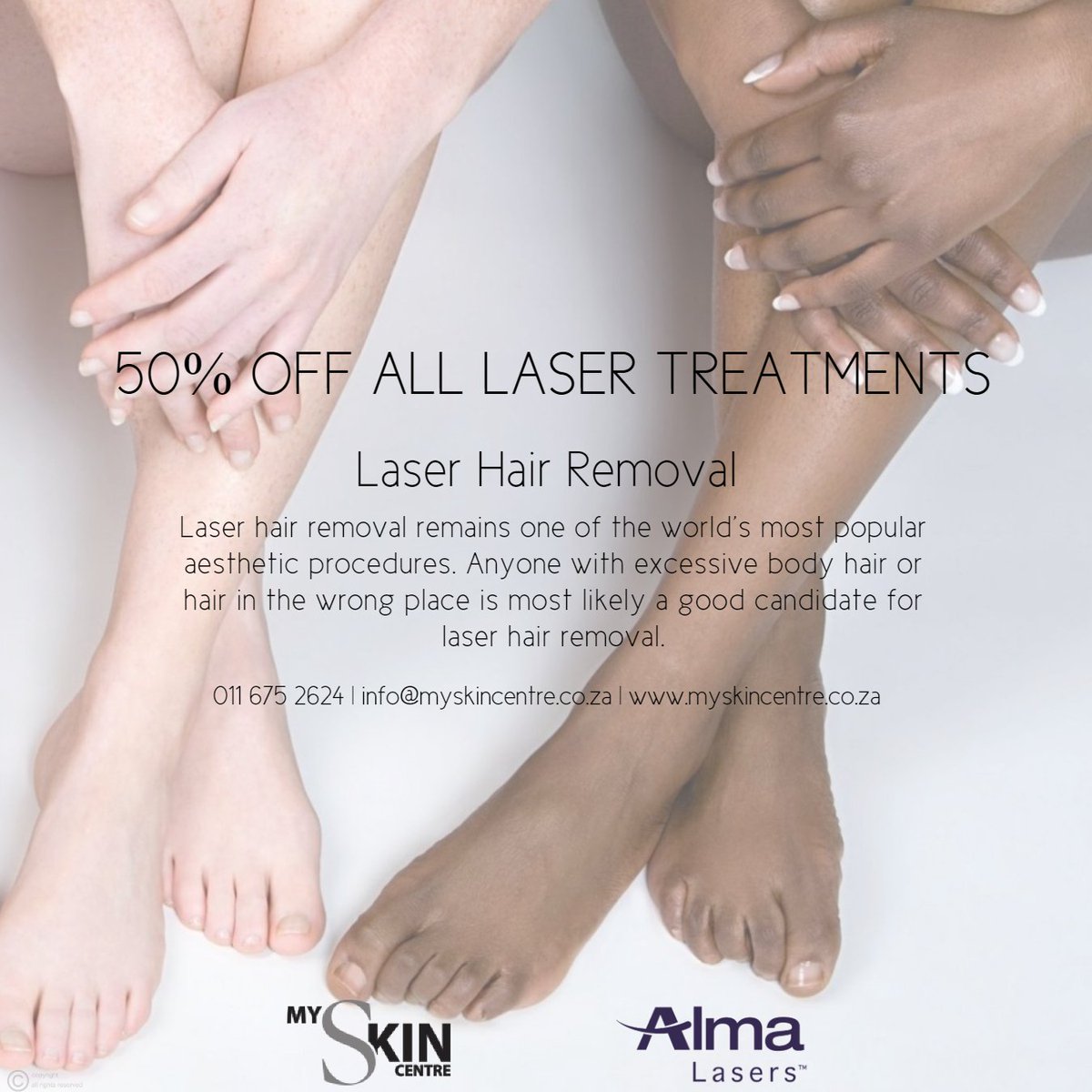 Book your laser hair removal treatment at <a href="/myskincentre/">My Skin Centre</a> !

#myskincentre #laserhairremoval #lasertreatment #byebyerazor #hellolaser #skin #beauty