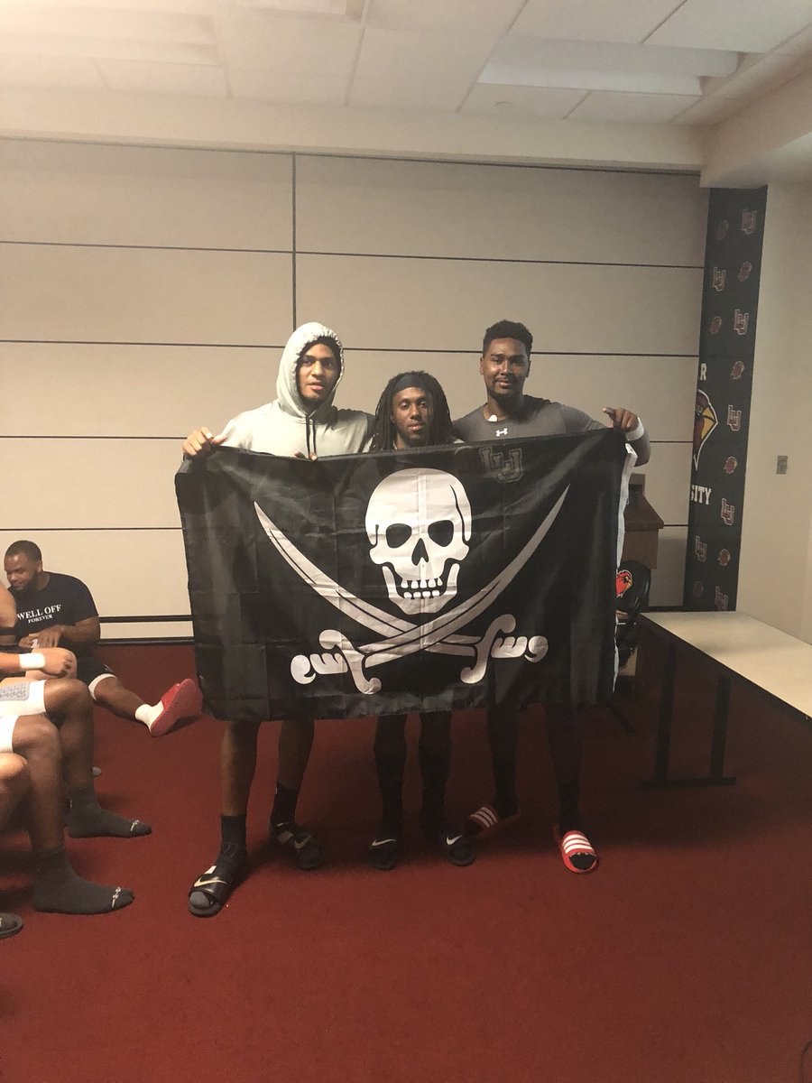 Three pirates for today!! Zae Giles, Martell Hawthorne, and Isaiah Howard! #TriangleTough #PirateMentality