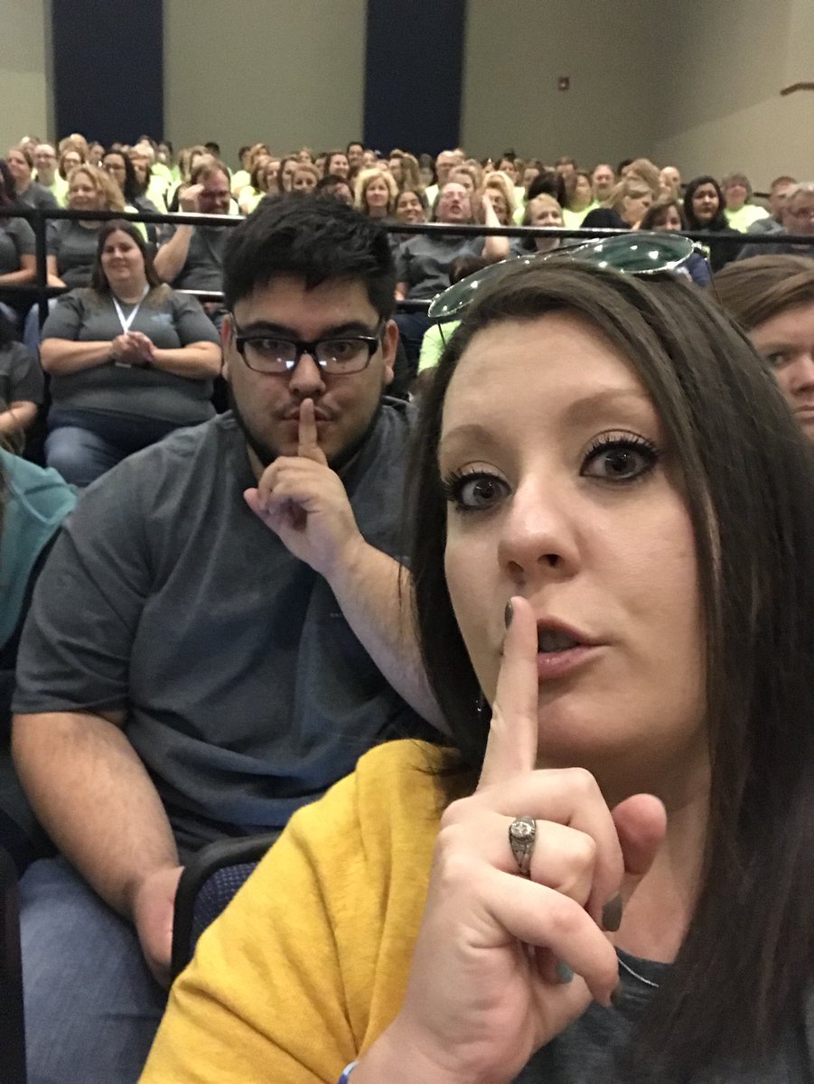 a_rinard's tweet photo. Shhh! We’re listening to @gcouros! #InnovatorsMindsetRCSD #OurWhy #cses1819 #csisd @Mr_SilvaLining https://t.co/iIc5ZOHR3P