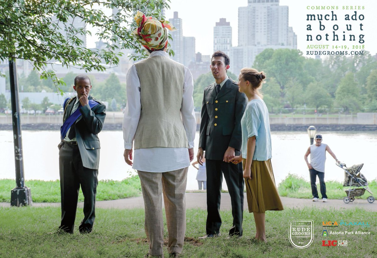 rudegrooms's tweet photo. #Park #Love in #CommonsSeries #MuchAdoAboutNothing. Back tonight in #AstoriaPark! Photo: @KatePitt Donate/VIP: https://t.co/yF3Jr6YfFh Info: https://t.co/izxkTKHqcZ #Free #Summer #Shakespeare #Theater #itsinqueens #Queens #Astoria #LIC #NYC #Parks @LICArtists @APAlliance @licflea https://t.co/FqwkuewNQF