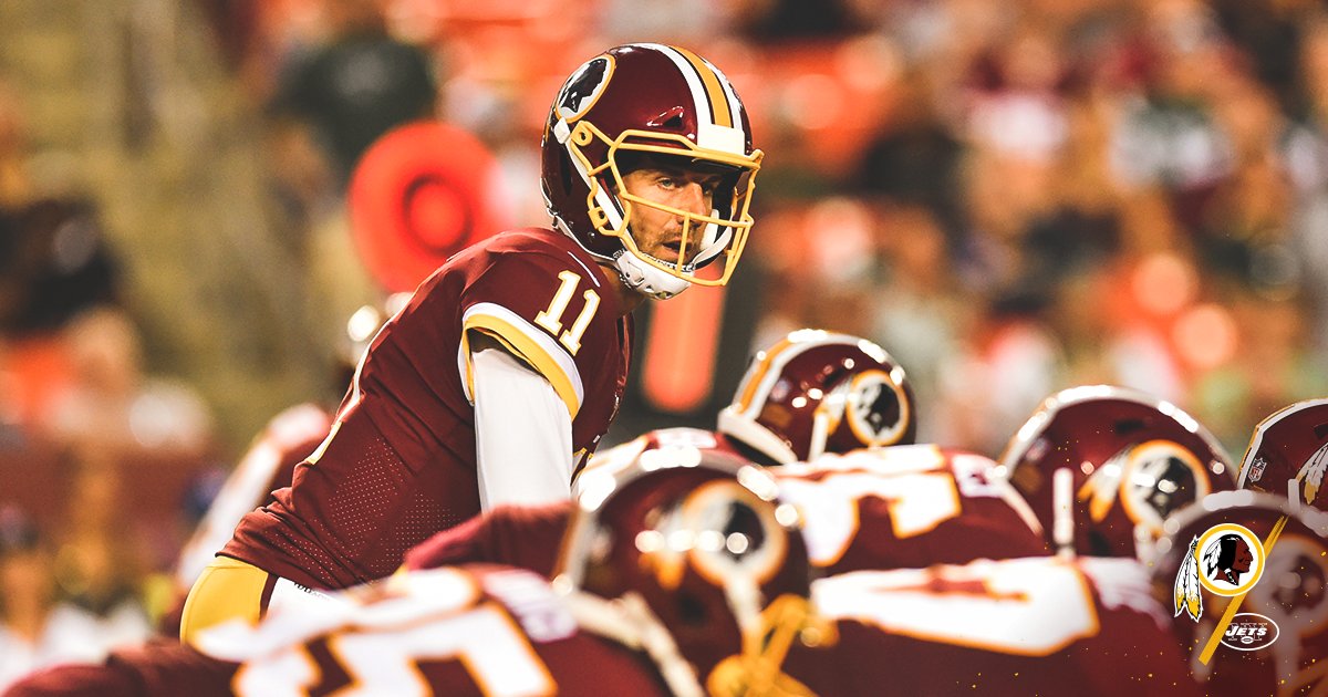 Commanders's tweet image. It may have been just one drive, but Alex Smith impressed in his #Redskins debut. redsk.in/2nJMd2L