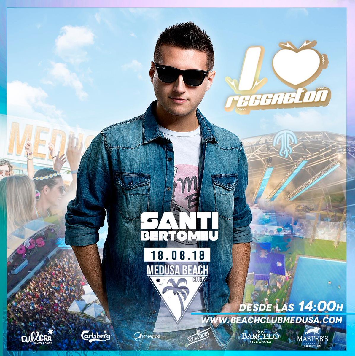 🎉 MEDUSA CULLERA 🎉
Este sábado nos vemos de 18 a 20h en el escenario principal de #MedusaBeachClub #Cullera previo al concierto de #KingAfrica y #DannyRomero!! Se líaaaaa #SantiBertomeu #Cullera