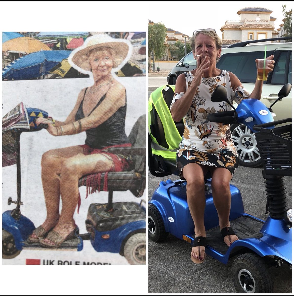 So my grandma is Madge off Benidorm