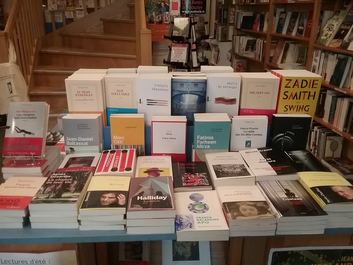 Les premiers romans de la rentrée arrivent au Brouillon. 
On les accueille,  on les bichonne, on vous attend avec impatience!
#RentréeLittéraire2018 #BrouillonDeCulture