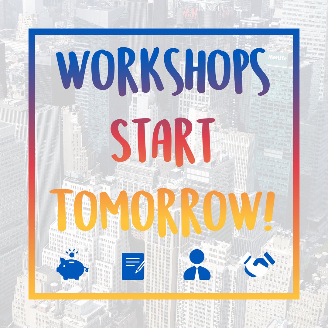 msygdiscover's tweet photo. Our (FREE) workshops start tomorrow! For those who've signed up for our Personal Finance &amp; Investing and/or our Resume &amp; Cover Letters workshop, we'll see you there! 

Haven't sign up yet? Click here to register at  https://t.co/R9EfT9Awsp before it's too late! https://t.co/jklJuy8f6Q
