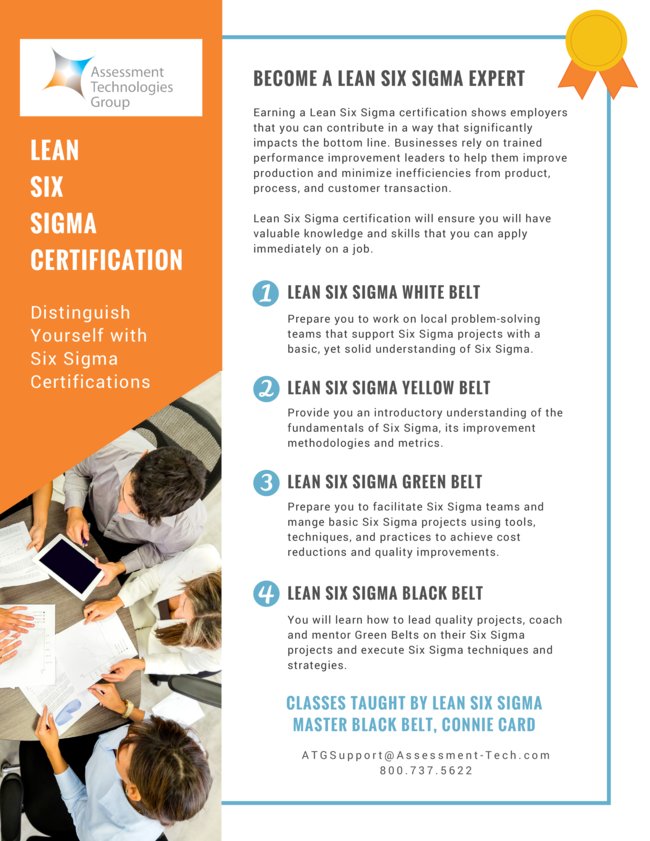 ATG_tech's tweet image. Be the STAR of your organization! Register today for ATG's Lean Six Sigma Yellow Belt Certification Course! conta.cc/2BidRh4