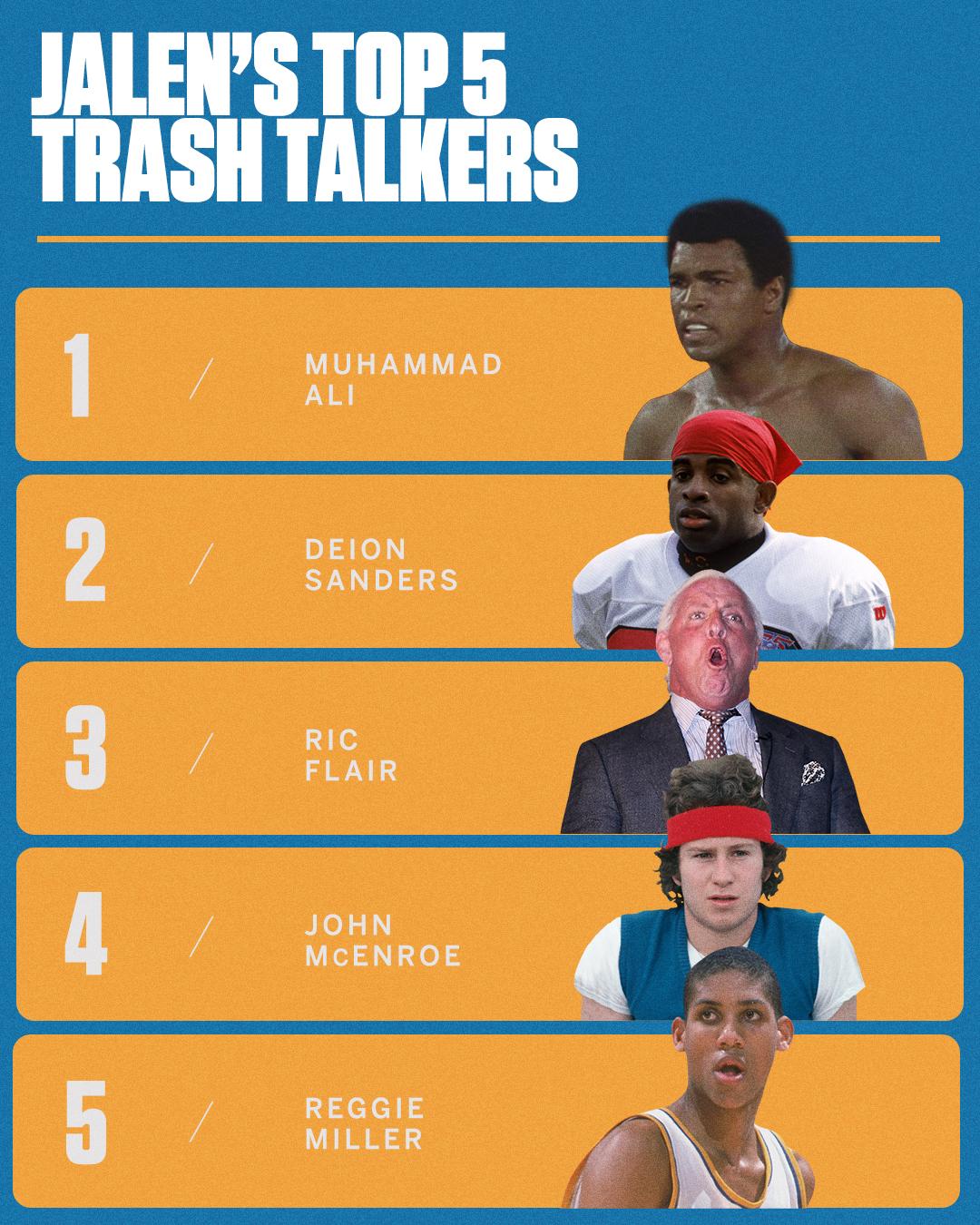 Get Up on X: Who was the best trash talker in sports?