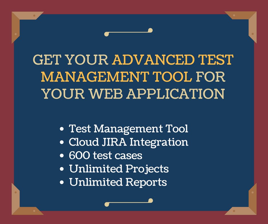 TestingtoolsQA's tweet image. How to test an e-commerce website with advanced test management tool?
Free Sign up : bit.ly/2MIeuBd