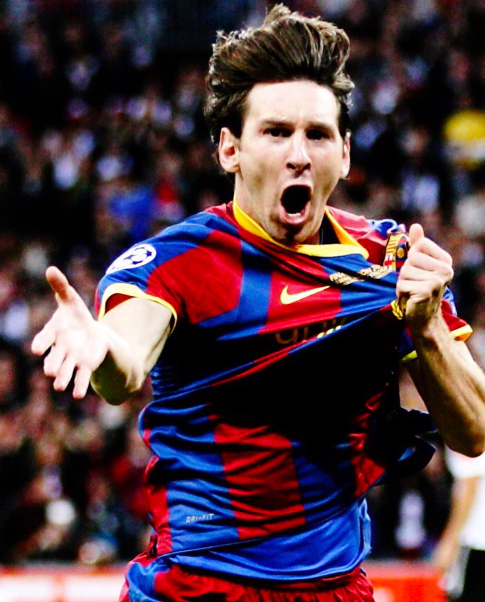 Barca Universal Leo Messi Celebrating Another Ucl Final Goal What A Goal That Was
