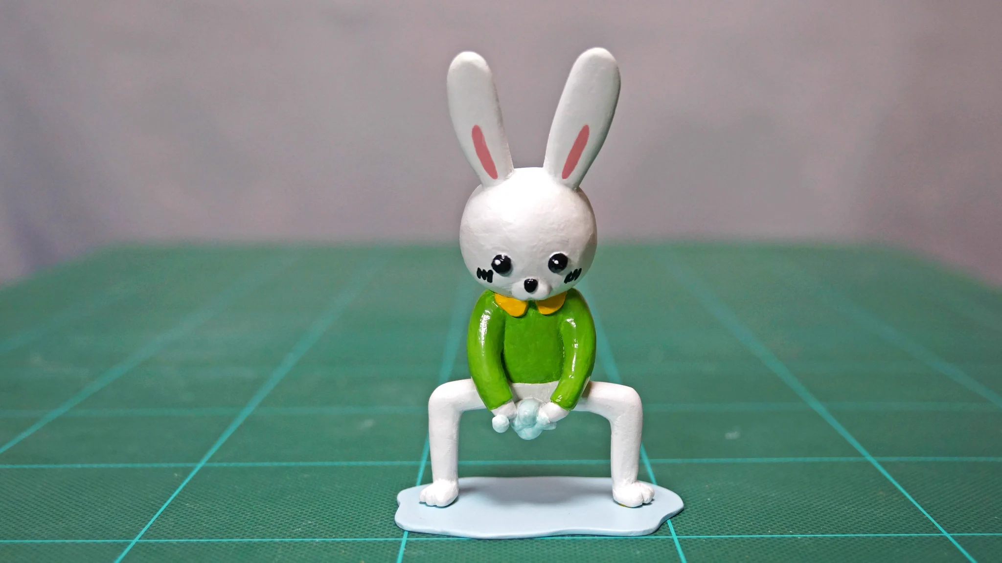 本当に汚れているのは製作者の心ｗ石鹸で手を洗うウサギをフィギュア化した結果ｗｗｗ