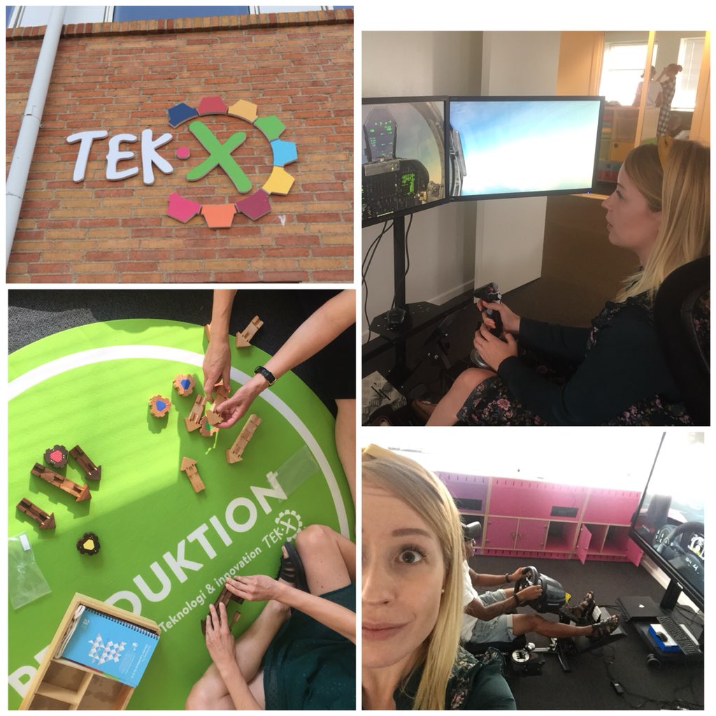Natasja_Simone's tweet photo. Spændende og inspirerende dag på @TekX_RK med netværket. Jeg glæder mig til for alvor at komme igang med teknologi og innovation på @valhojteamb  #legmedit #skolechat #theempathytoy https://t.co/OTMV1pBQQz