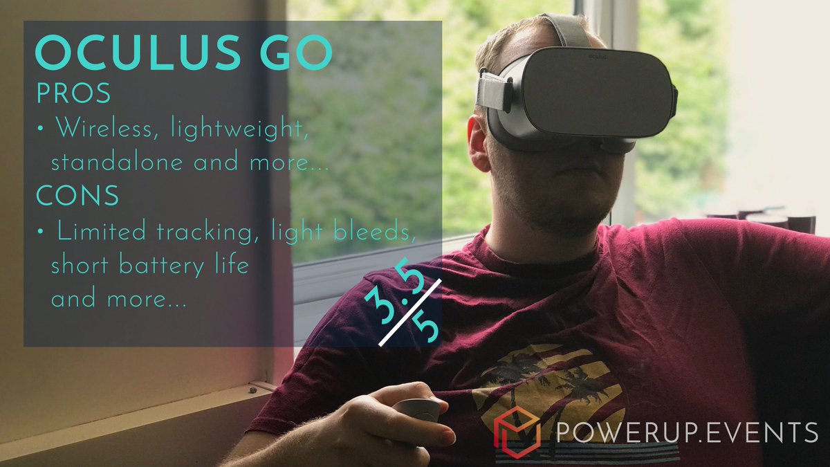 PowerUp_Events's tweet image. The next #VirtualReality headset in our #review series is the #OculusGo! How does this one fare for the purpose of events? 

Read about it here to find out! powerup.events/news/oculus-go…

#eventprofs