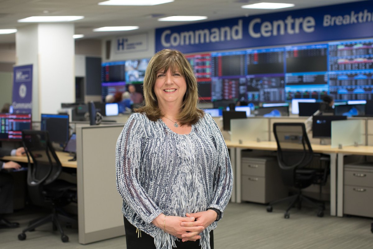 HRH_Foundation's tweet photo. When an inpatient at Humber needs exams or procedures to be done in #MedicalImaging, it is Ellen's job in the #HRHCommandCentre to make sure it is safe and to coordinate the various exams. Read more: https://t.co/2eNKWiYGlG #PatientCareReinvented https://t.co/kc7xHFWG1T