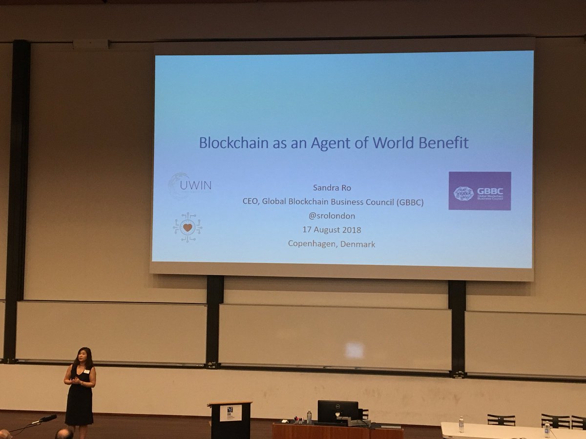 mpincheir's tweet photo. #Blockchain as an Agent of World Benefit - @srolondon at the #BlockchainCPH18 https://t.co/nLkjRcBJ9E