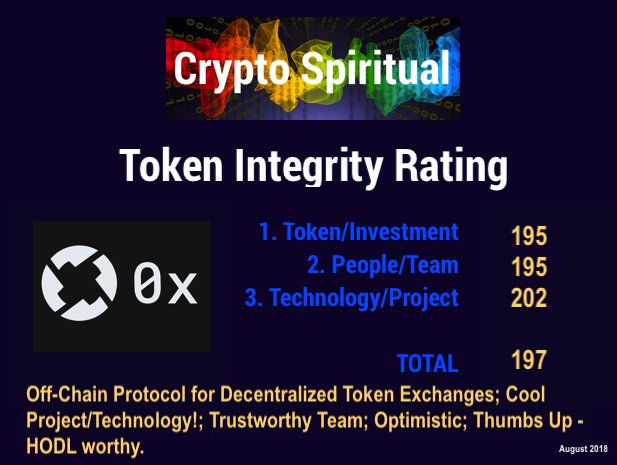 CryptoSpiritual's tweet image. New #CryptoSpiritual Integrity Rating Available! #CryptoTokenRating for #0x - explanation in #CryptoSpiritualEnergyUpdate : youtu.be/CN97cQE2eHU