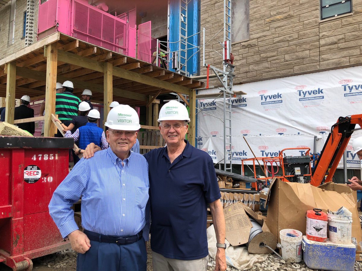 SStandifird's tweet photo. Thrilled to have two of the Lacy School of Business greatest, Harry Hicks and Dean Orris, join us for the tour of the new building as part of the school’s annual retreat. https://t.co/XrghLZeLxk