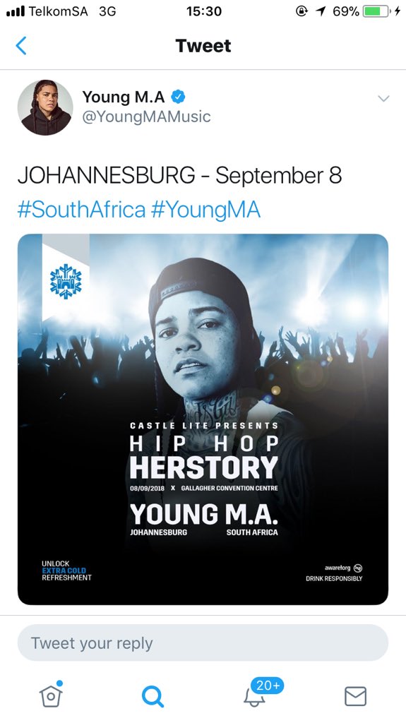 FifiCooperFans's tweet photo. Oh man I cant wait for this day man I’ll be sharing the @castlelitesa stage with @YoungMAMusic one of the most talented Rappers I myself look up to... It’s gon be a crazy one baby get your tickets NOW!!!! #TakeMaBackAlbum OUT NOW!!! 🔥🔥🔥 https://t.co/33dXTrt73q https://t.co/hhHalv4xdJ