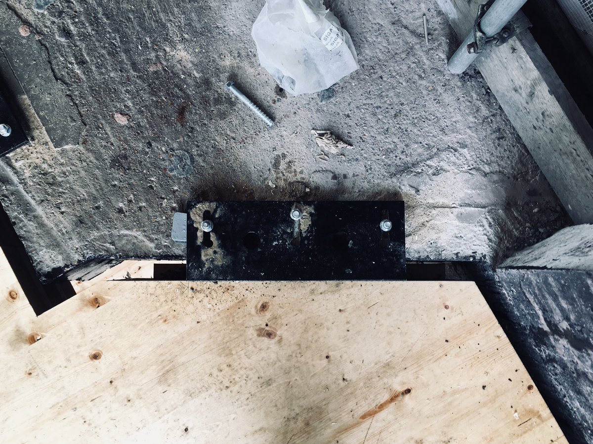 BIM4CLT's tweet photo. What can result from a well timed and well executed #Survey #BIM #DFMA 
#crosslaminatedtimber #clt meets existing concrete @EURBANLimited https://t.co/mxt3aY1zfA