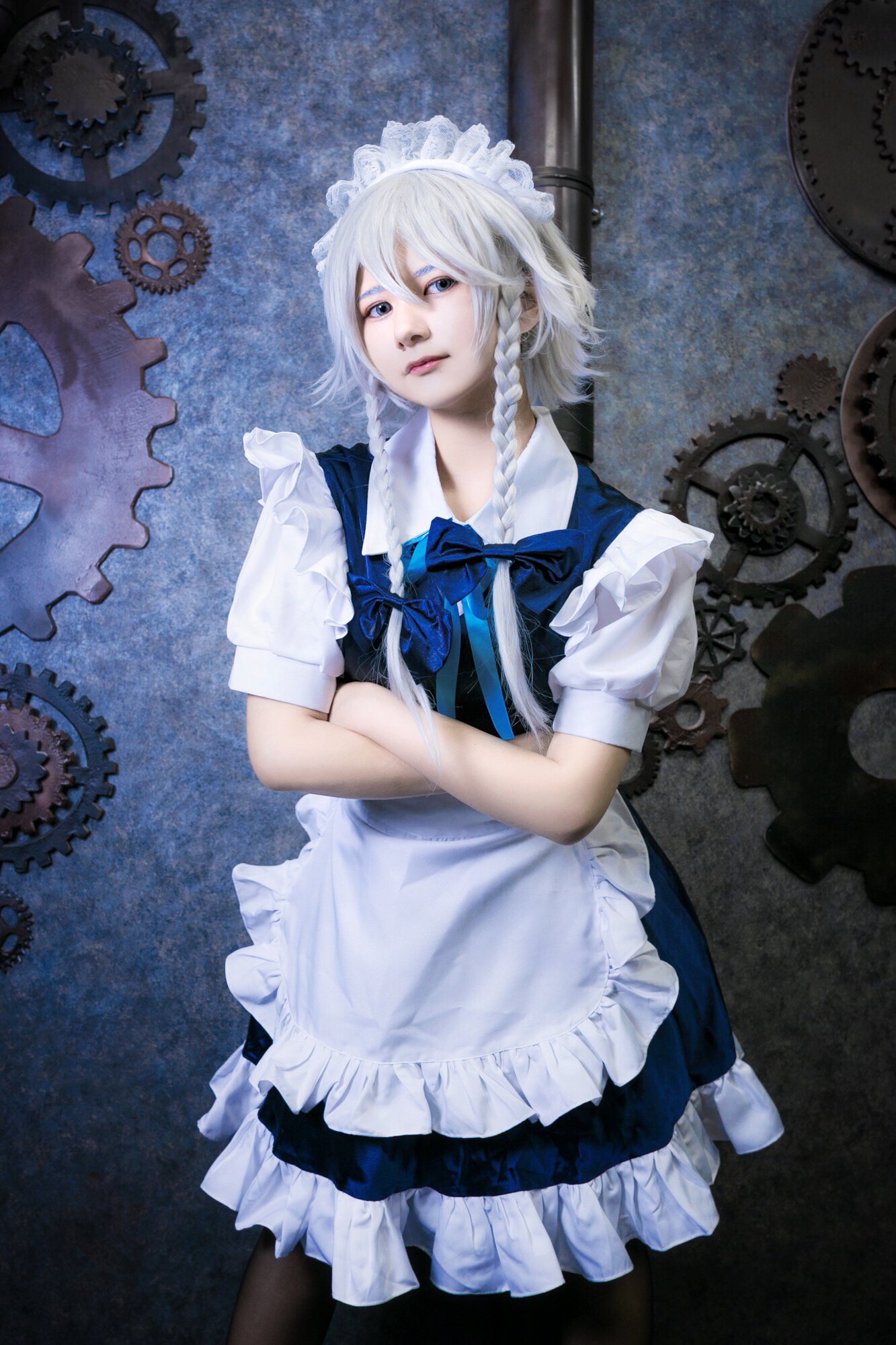東方Project コスプレ まぁ 十六夜咲夜 ショートストレートウィッグ 東方Project コスプレ まぁ 十六夜咲夜 ショートストレートウィッグ