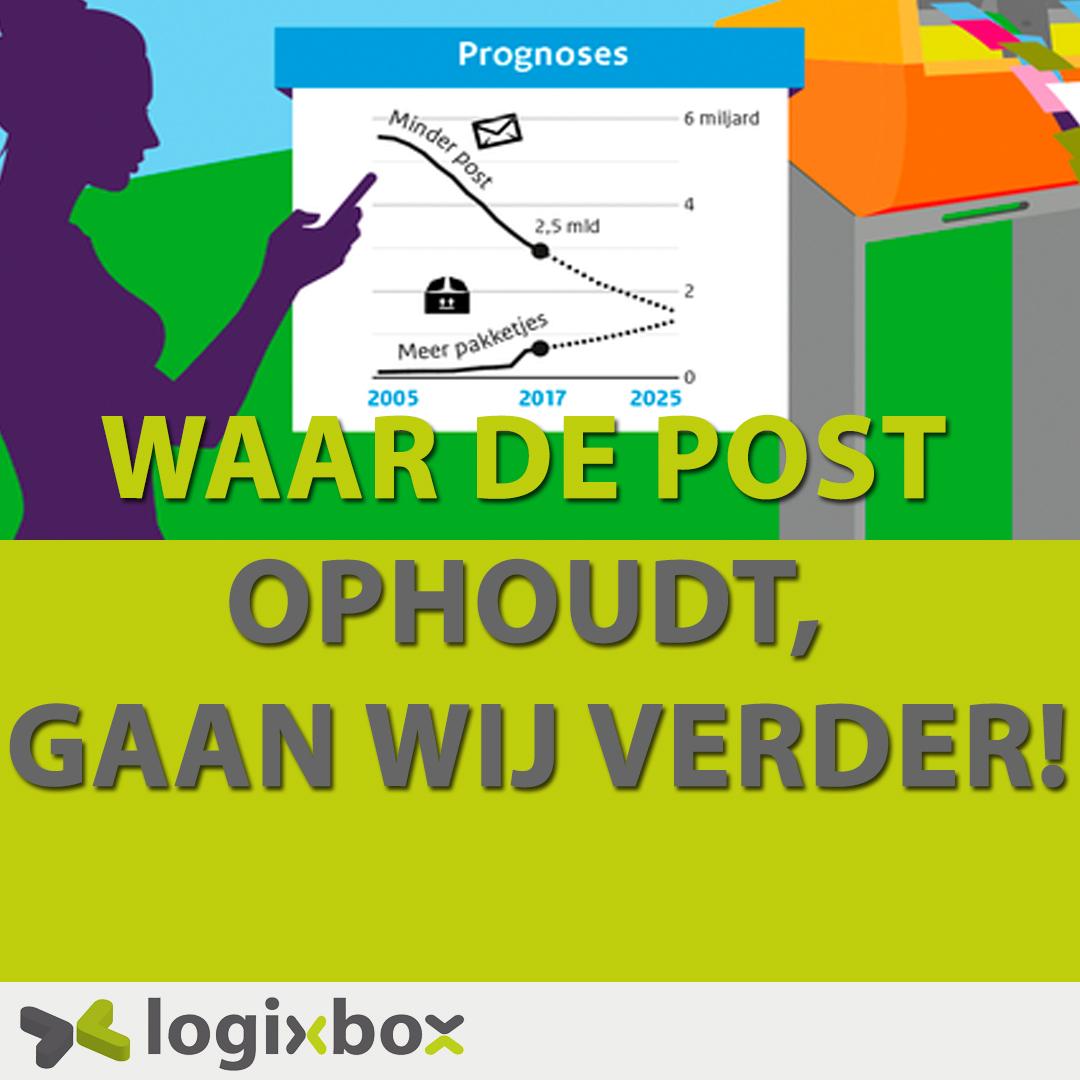 Logixbox's tweet image. Vanaf 2025 worden er meer #pakketten dan #post verstuurd...