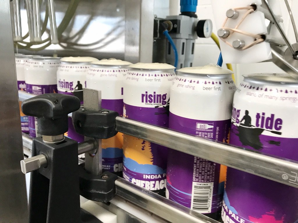 Chebeague Island cans are rolling! Grab them at noon.