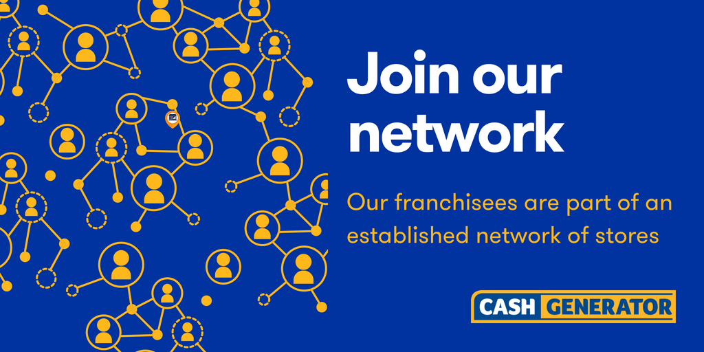 Cash Generator franchisees are part of an established network of stores cgfranchising.co.uk #CGfranchise