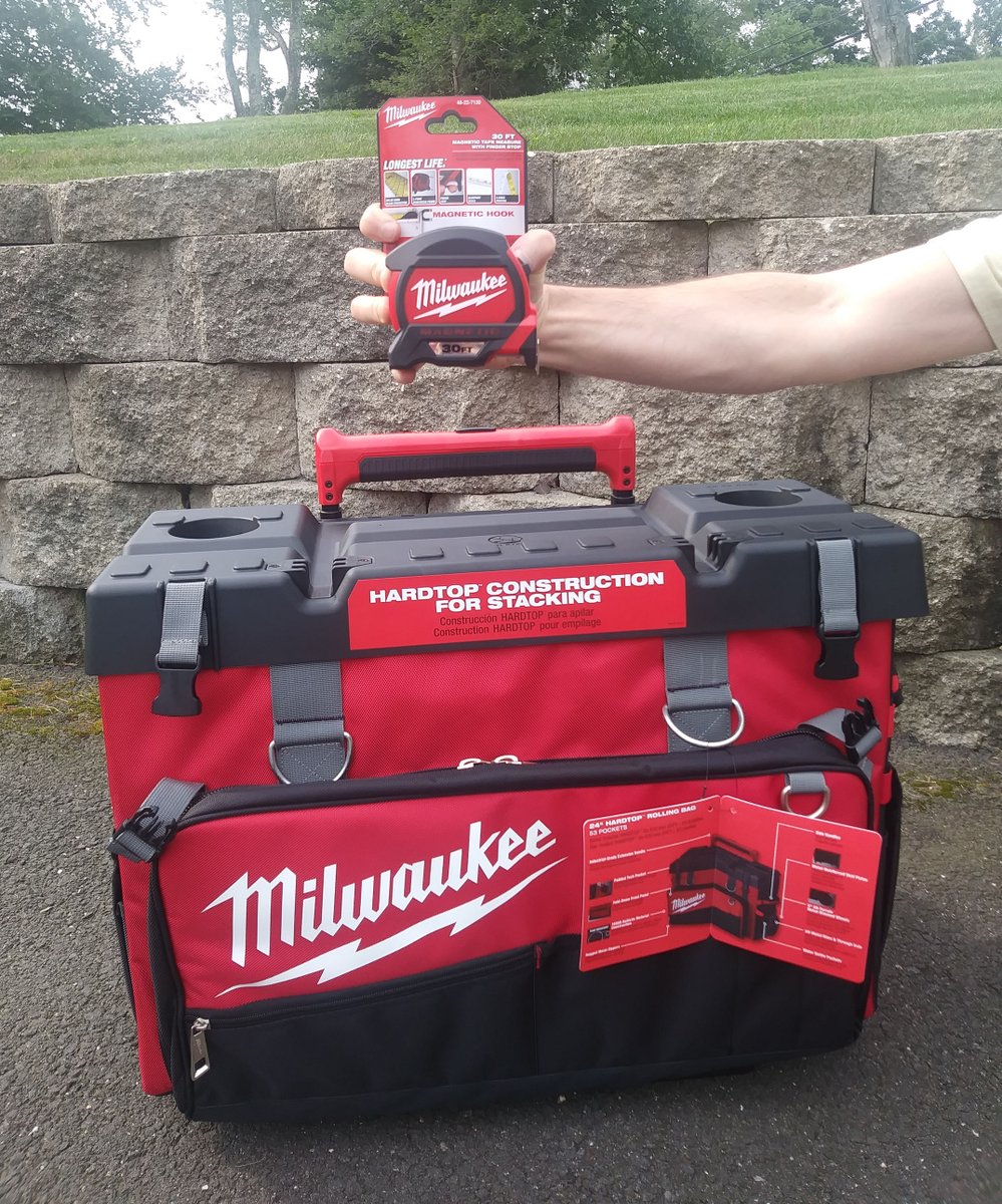 Organization is key to any successful jobsite 👷

[OFFER] Buy a Milwaukee 24" Hardtop Rolling Bag for our everyday $199 price and get a FREE 30' Magnetic Tape Measure #milwaukeetools