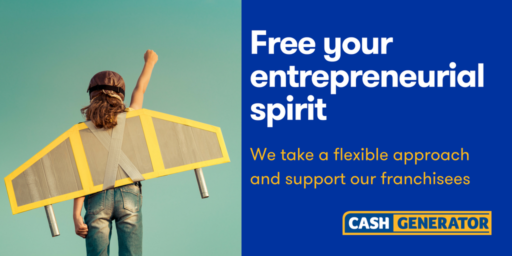 We offer our franchisees a flexible approach and support their entrepreneurial spirit cgfranchising.co.uk #CGfranchise