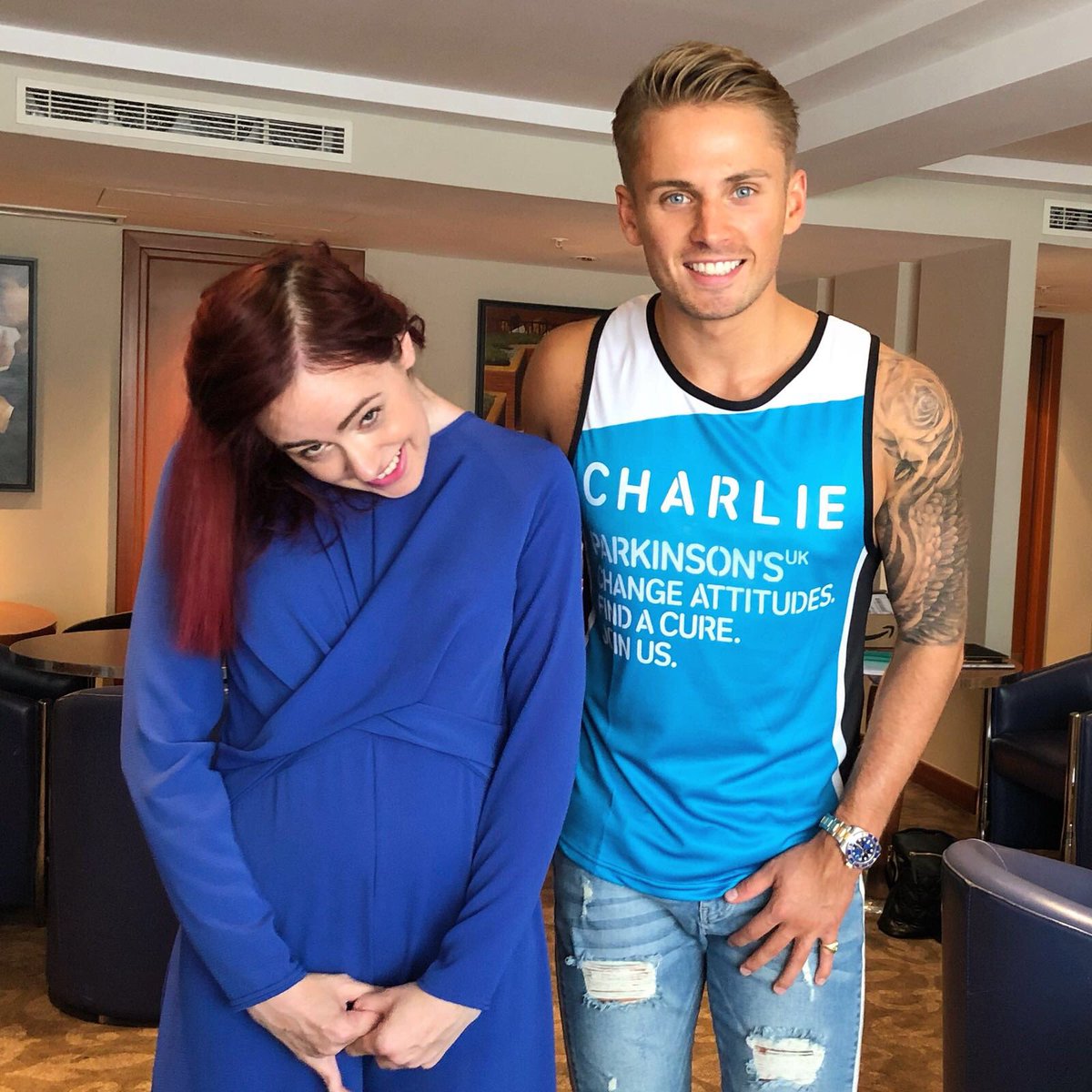 ems_lawton's tweet photo. A genuine pleasure to spend a couple of hours with @Charlie_Brake talking all things #Parkinsons, dating and life after #loveisland Keep your eyes peeled for video coming soon  @ParkinsonsUK https://t.co/TBXDBFX3S9