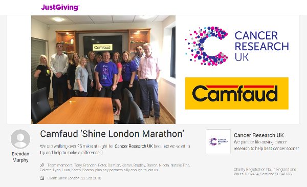 Camfaud (@camfaud) on Twitter photo A brave Camfaud team due to Shine in London on 22nd September 2018. <a href="/CR_UK/">Cancer Research UK</a> #ShineWalk 2018. Please support Camfaud and Cancer Research at our Just Giving page justgiving.com/fundraising/ca… A brave Camfaud team due to Shine in London on 22nd September 2018. <a href="/CR_UK/">Cancer Research UK</a> #ShineWalk 2018. Please support Camfaud and Cancer Research at our Just Giving page justgiving.com/fundraising/ca…
