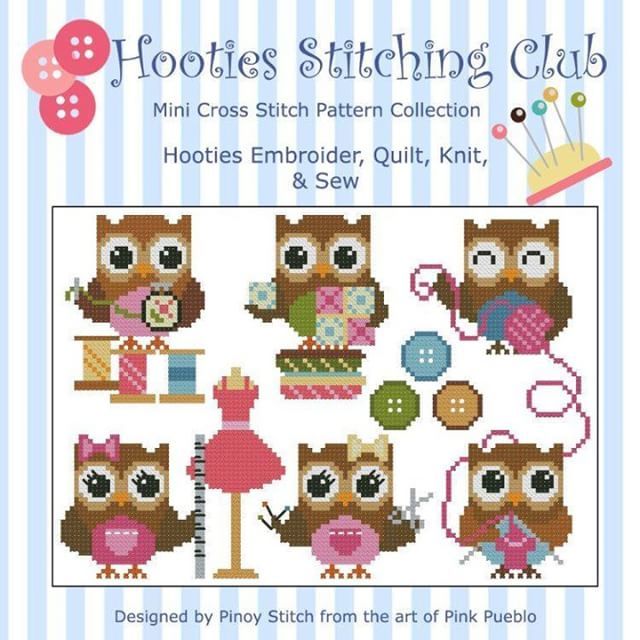 Join the Hooties stitching club with this fun pattern! This and more here ift.tt/2BjO87R

#pinoystitch #crossstitching #crossstitch #crossstitchlove #xstitch #minicrossstitch #hooties #stitchingclub #hootiecentral #needlework #handmade #pattern