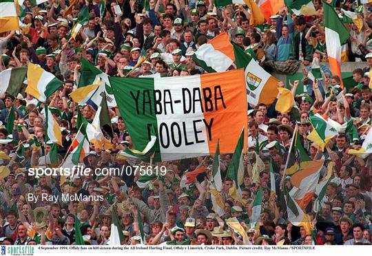 One of the great All-Ireland final day banners...
Pic: Sportsfile