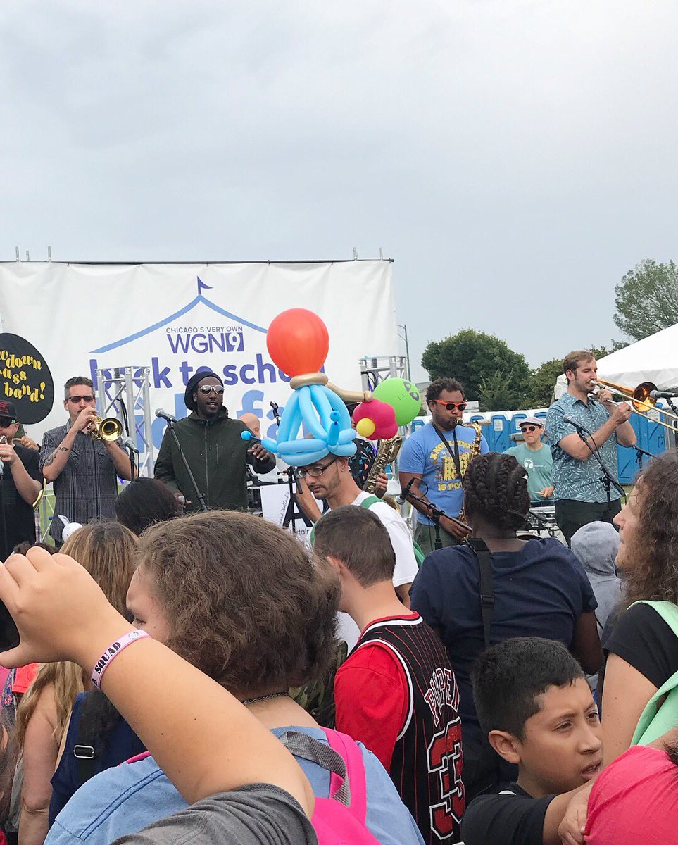 It was a great turnout this morning for the 17th Annual <a href="/WGNNews/">WGN TV News</a> Back-to-School Kids Fair! Students of <a href="/LarrysBarberCol/">LarrysBarberCollege</a>, owned by #BFMGClient <a href="/larryroberts_jr/">Dr. Larry E. Roberts Jr.</a>, were on-site giving free haircuts to attendees.