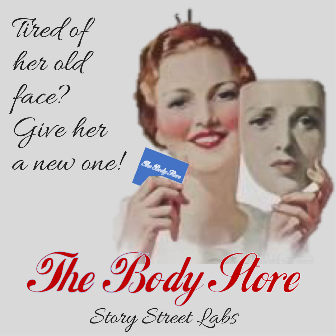 StoryStreetLabs's tweet photo. Has our obsession with how we look gone too far? Read Aimee Watson's "The Body Store" at https://t.co/MEFko3cJFH
#flashfiction #SciFiFri #shortstory https://t.co/yLormiky3u