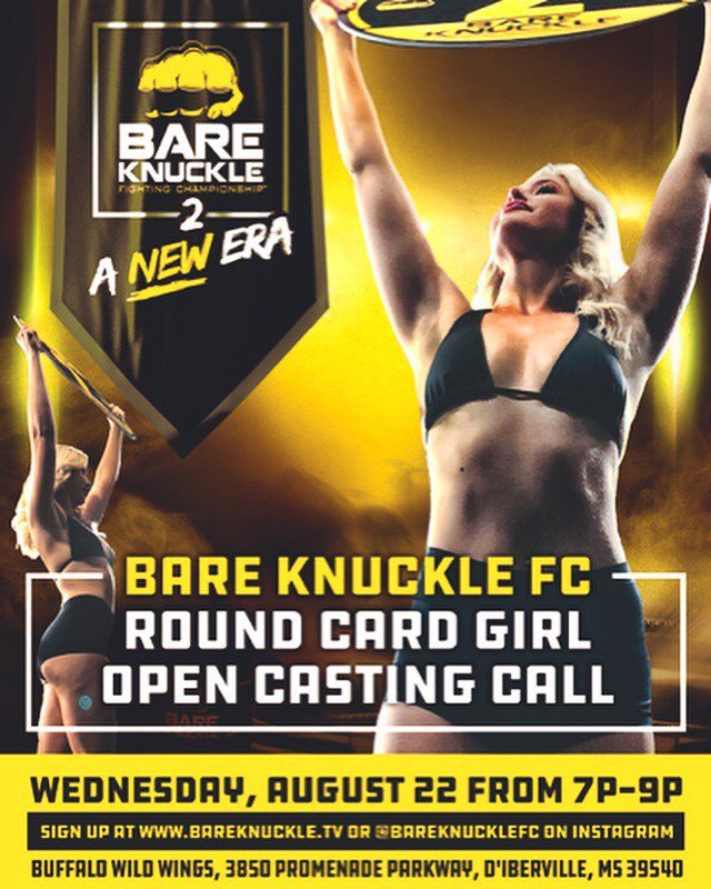 Come to Buffalo Wild Wings D'Iberville 8/22 for BKFC open casting call! bit.ly/2Mxw26M