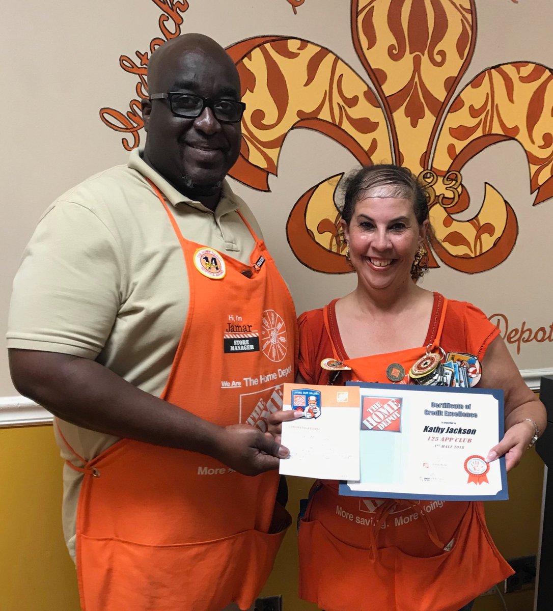 Great Job Ms. Kathy for having over 125 credit applications submitted for the first half.